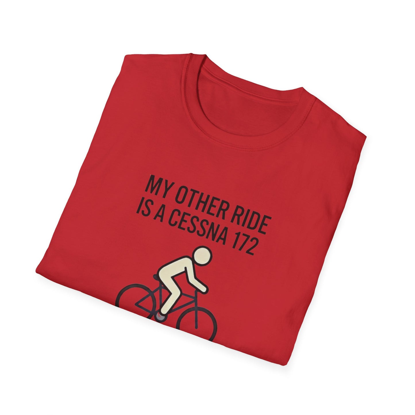 Cessna 172 Bike Shirt — "My Other Ride Is a Cessna 172" Graphic Tee