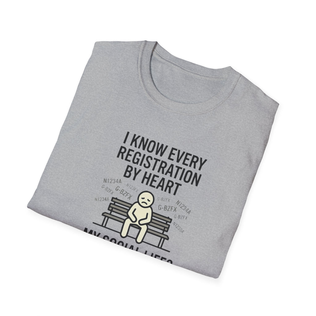 T‑Shirt - "I Know Every Registration By Heart" Funny Web Developer Tee