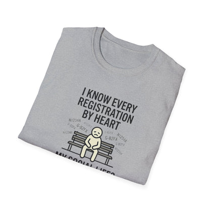 T‑Shirt - "I Know Every Registration By Heart" Funny Web Developer Tee
