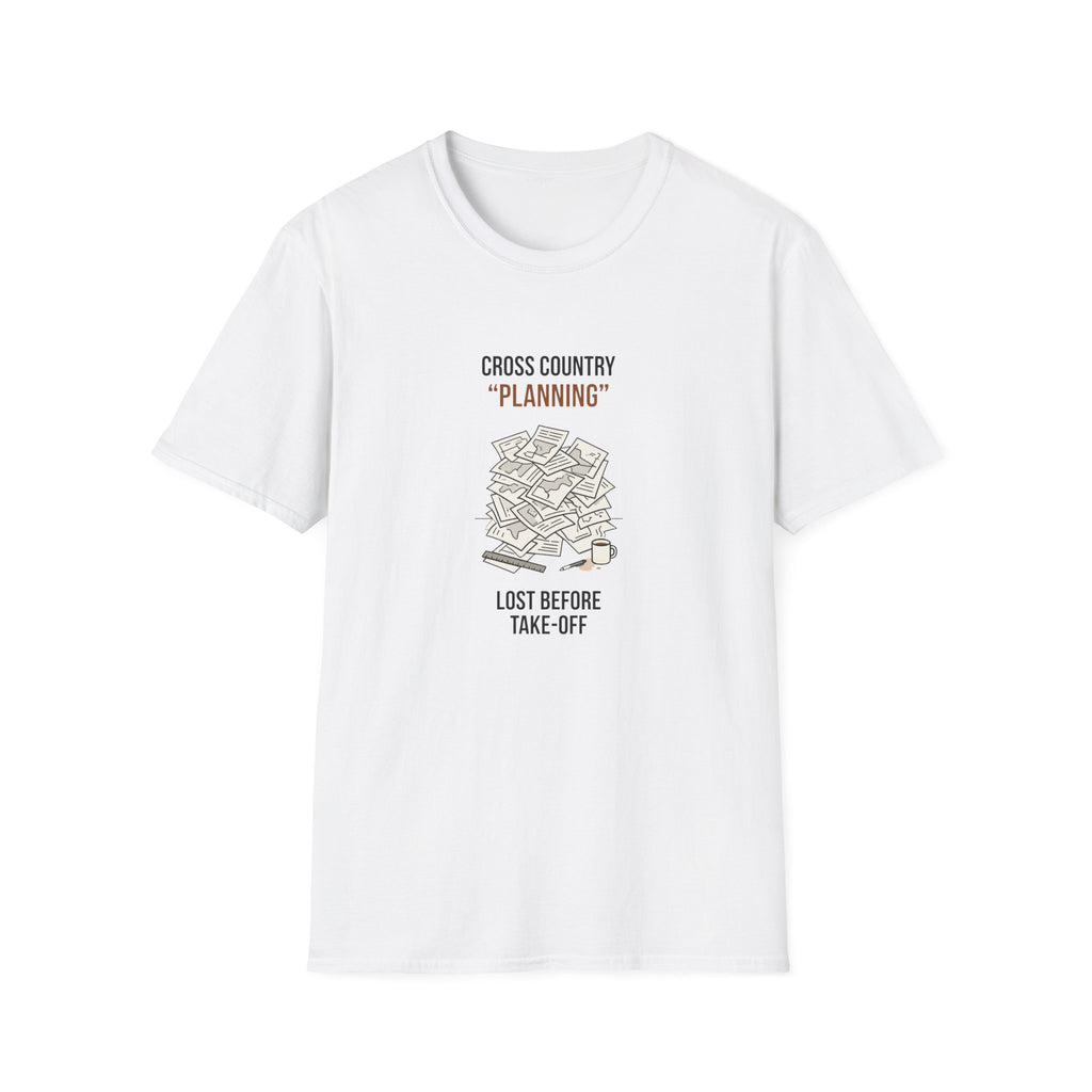Cross Country “Planning” T‑Shirt — Funny Running Coach / Athlete Gift