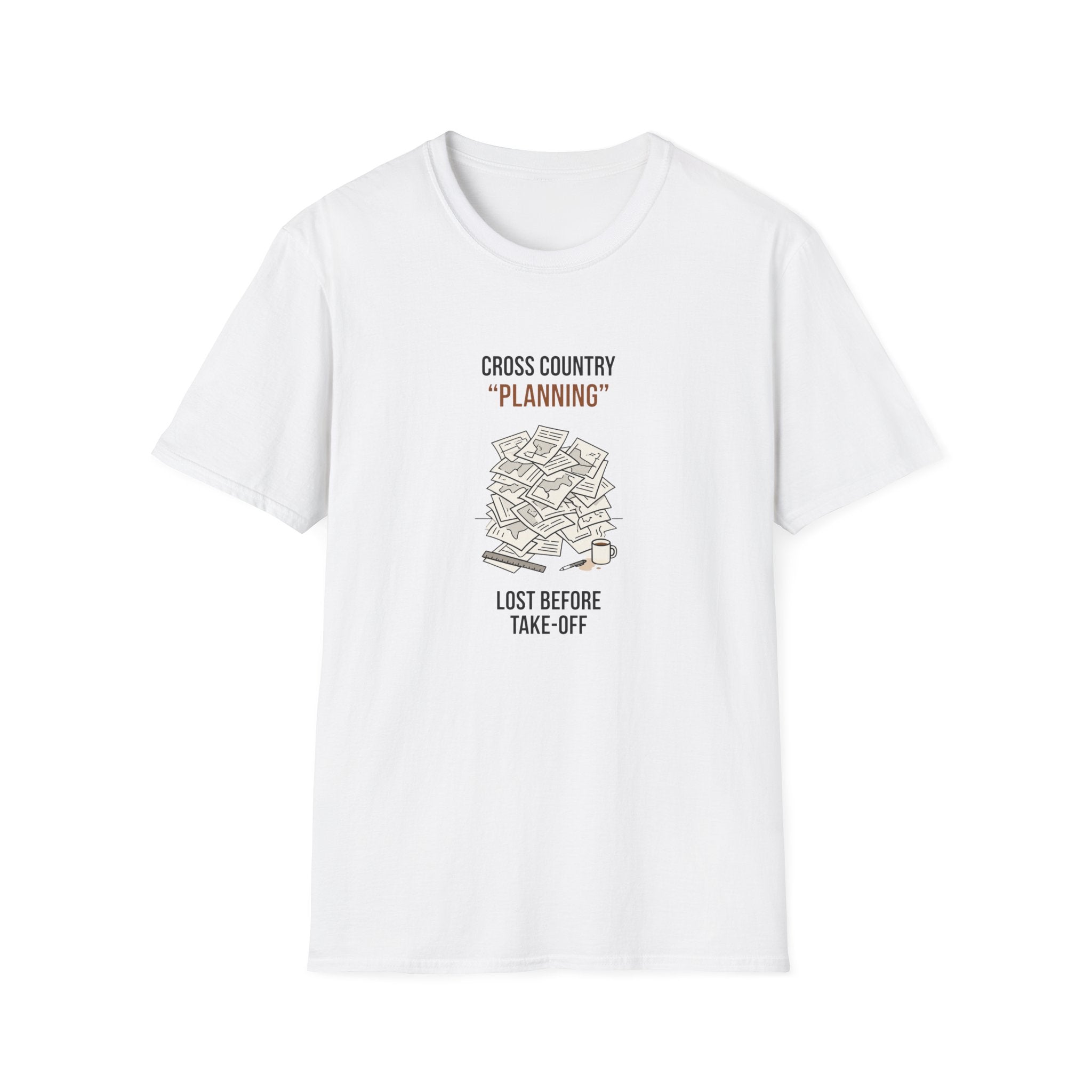 Cross Country “Planning” T‑Shirt — Funny Running Coach / Athlete Gift