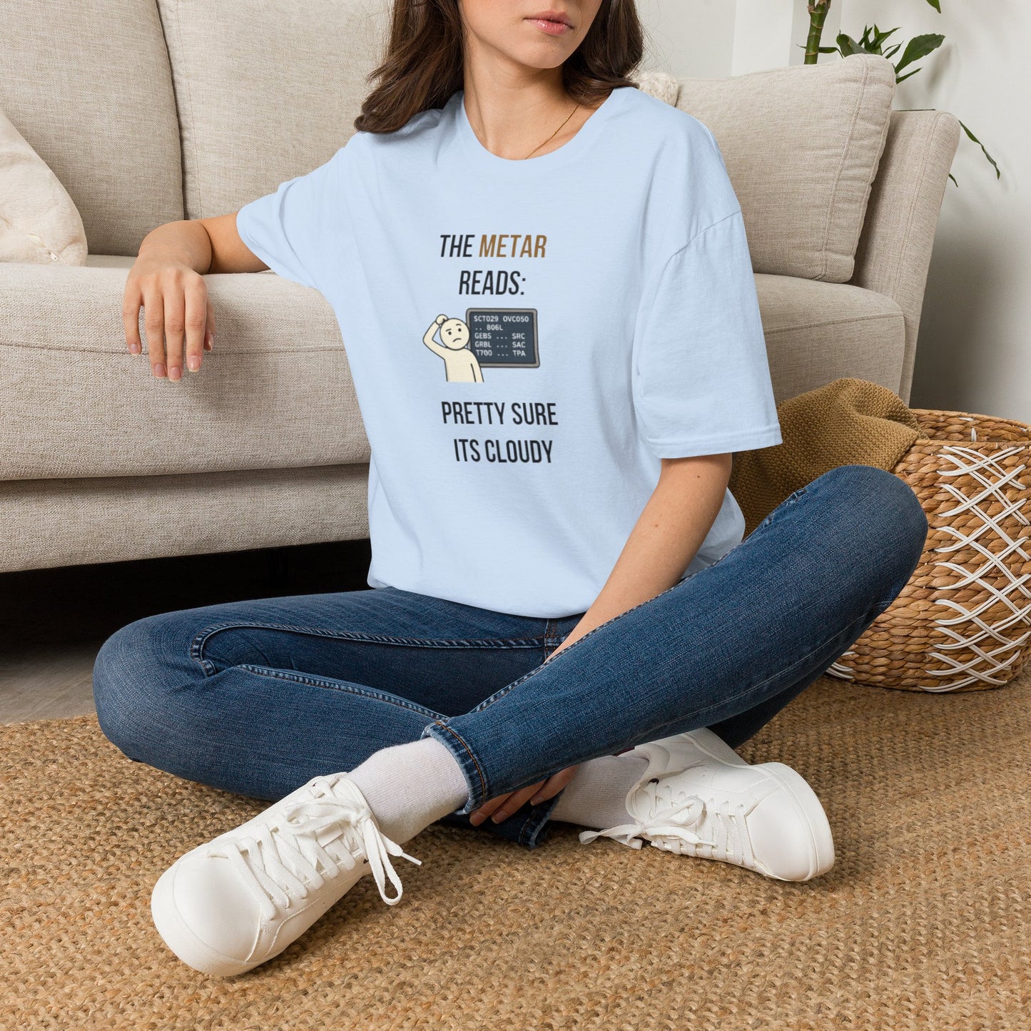 METAR Reads: Pretty Sure It's Cloudy T-Shirt