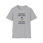 T-Shirt — “Compliments I Want to Hear: That’s a Nice Retro Livery” Vintage Pilot Graphic Tee