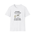 Aviation T-Shirt — "Explaining Stalls to Friends: They Think It Means the Engine Stopped"