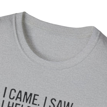 Aviation T-Shirt — "I Came. I Saw. I Held Short." Pilot Runway Graphic Tee