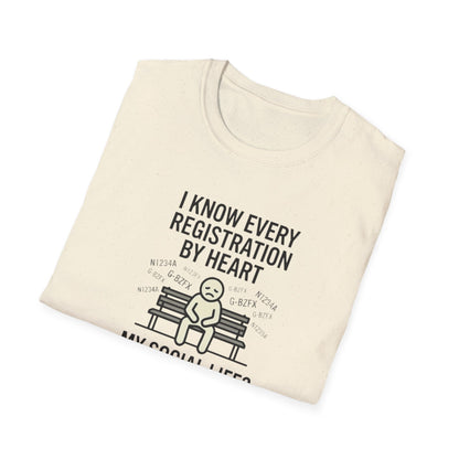 T‑Shirt - "I Know Every Registration By Heart" Funny Web Developer Tee