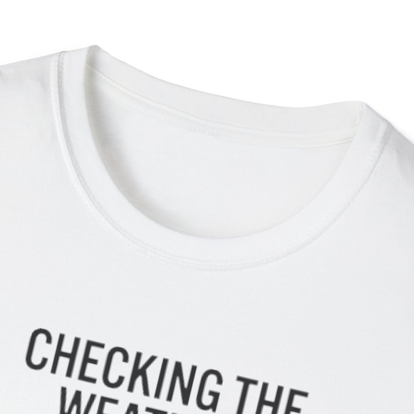 Weather-Obsessed Pilot Shirt – “Checking the Weather… For the Flight I’m Definitely Not Going On” T‑Shirt