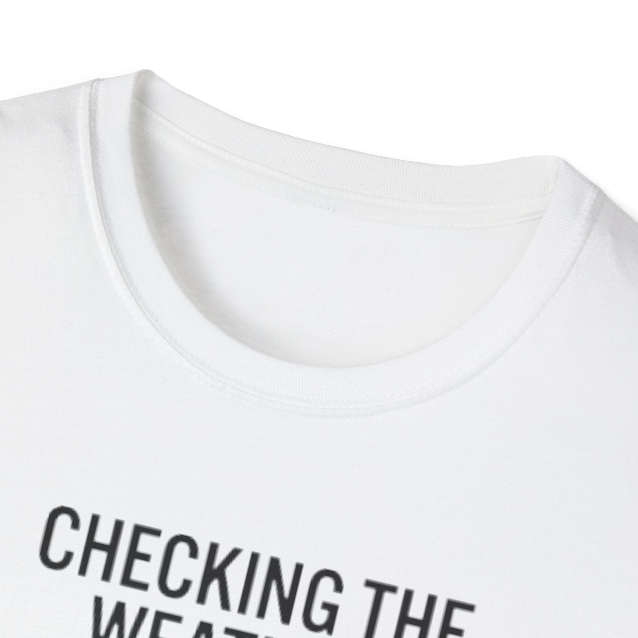 Weather-Obsessed Pilot Shirt – “Checking the Weather… For the Flight I’m Definitely Not Going On” T‑Shirt