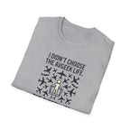 Pilot T-Shirt — "I Didn't Choose the Avgeek Life" Airplane Graphic Tee