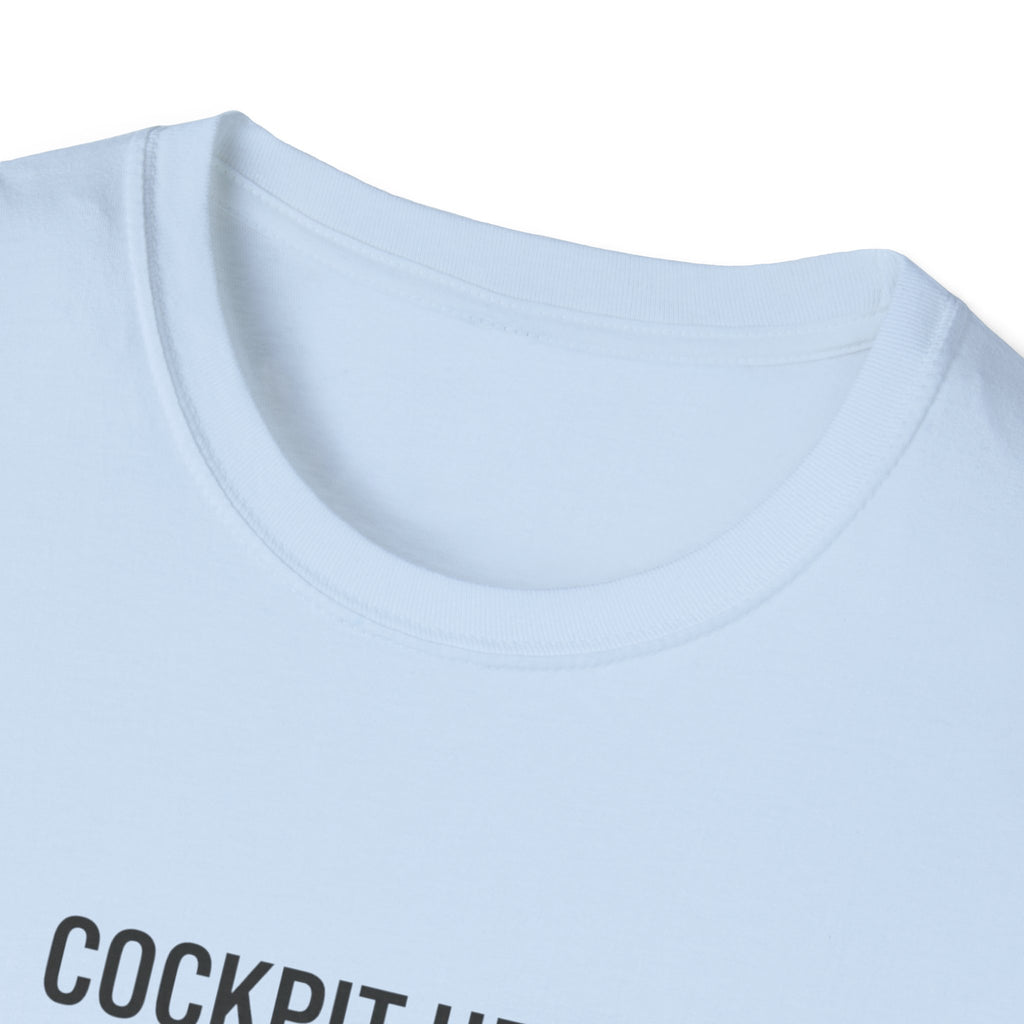 Cockpit Heater in January T-Shirt — Funny Pilot Aviation Tee