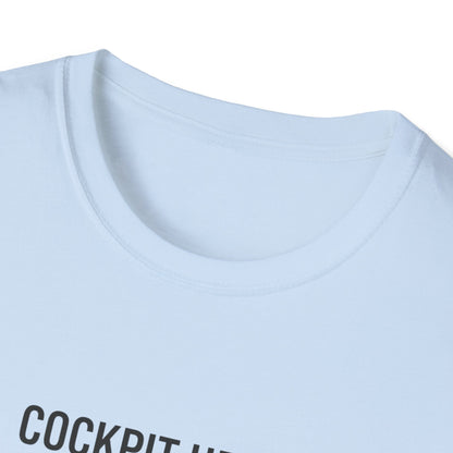 Cockpit Heater in January T-Shirt — Funny Pilot Aviation Tee