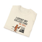 I Spent My College Fund on 100LL Aviation T-Shirt — Funny Pilot Fuel Shirt
