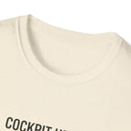 Cockpit Heater in January T-Shirt — Funny Pilot Aviation Tee