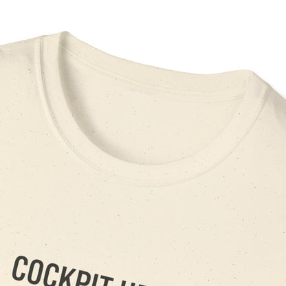 Cockpit Heater in January T-Shirt — Funny Pilot Aviation Tee
