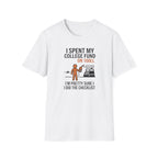 I Spent My College Fund on 100LL Aviation T-Shirt — Funny Pilot Fuel Shirt