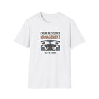 Crew Resource Management T-Shirt — Pilot Cockpit 'Pass the Snacks' Aviation Tee