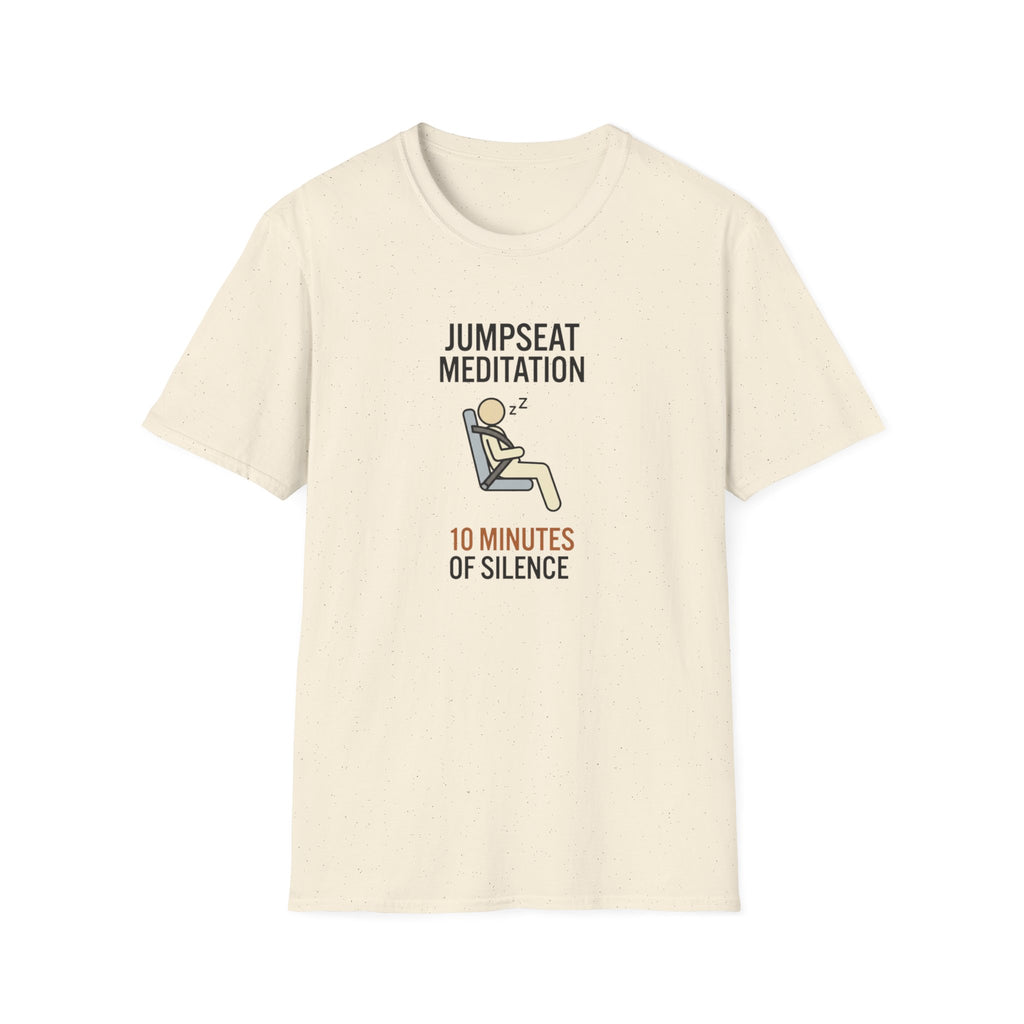 T-Shirt — "Jumpseat Meditation: 10 Minutes of Silence" Pilot Travel Tee
