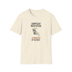 T-Shirt — "Jumpseat Meditation: 10 Minutes of Silence" Pilot Travel Tee