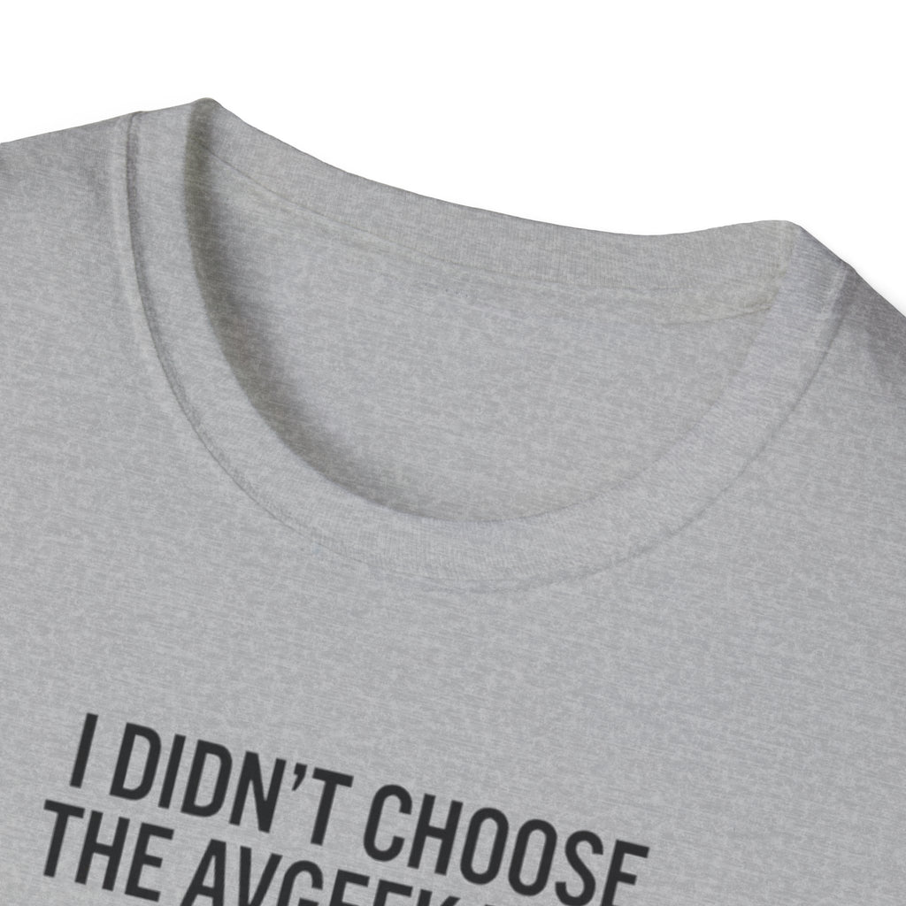 Pilot T-Shirt — "I Didn't Choose the Avgeek Life" Airplane Graphic Tee