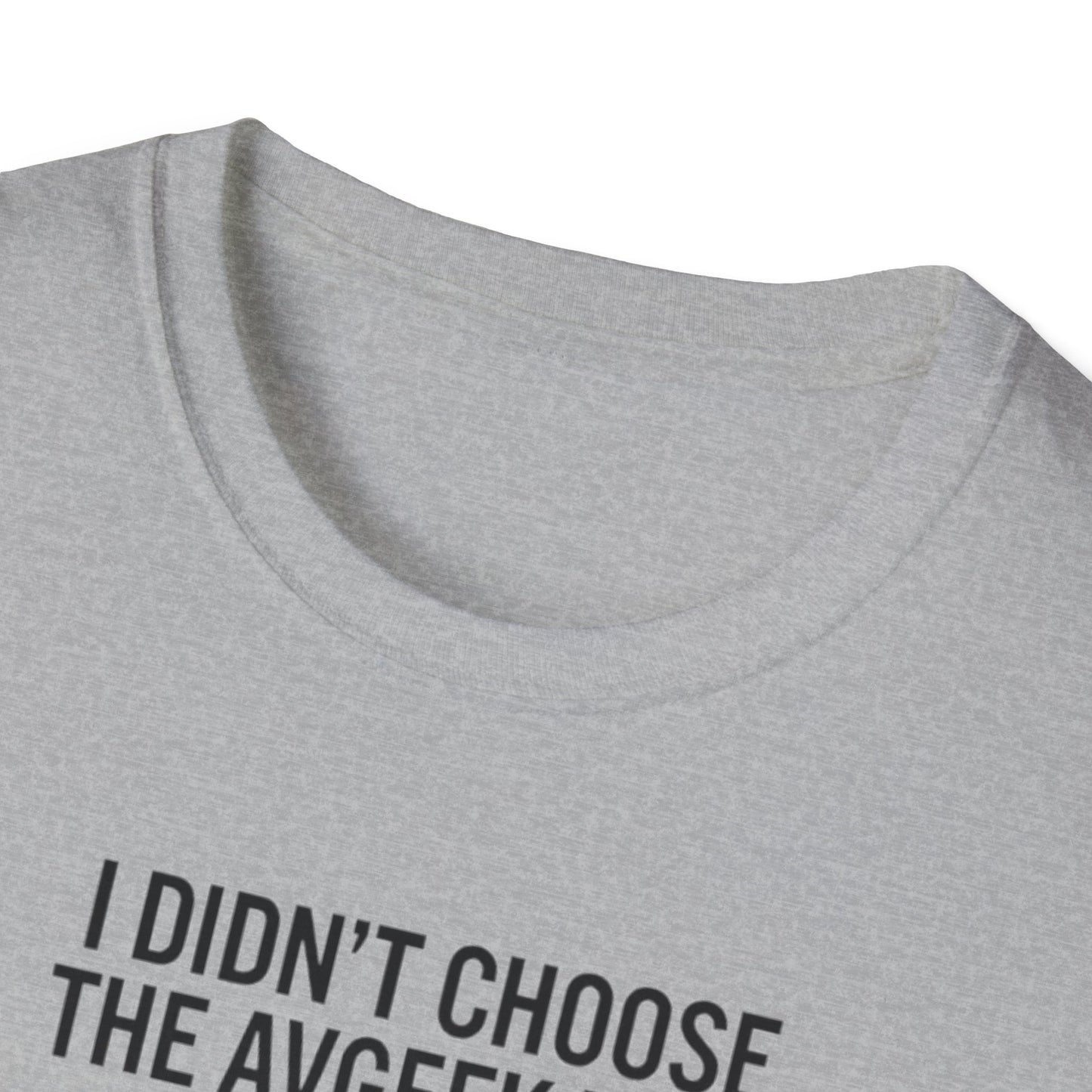 Pilot T-Shirt — "I Didn't Choose the Avgeek Life" Airplane Graphic Tee