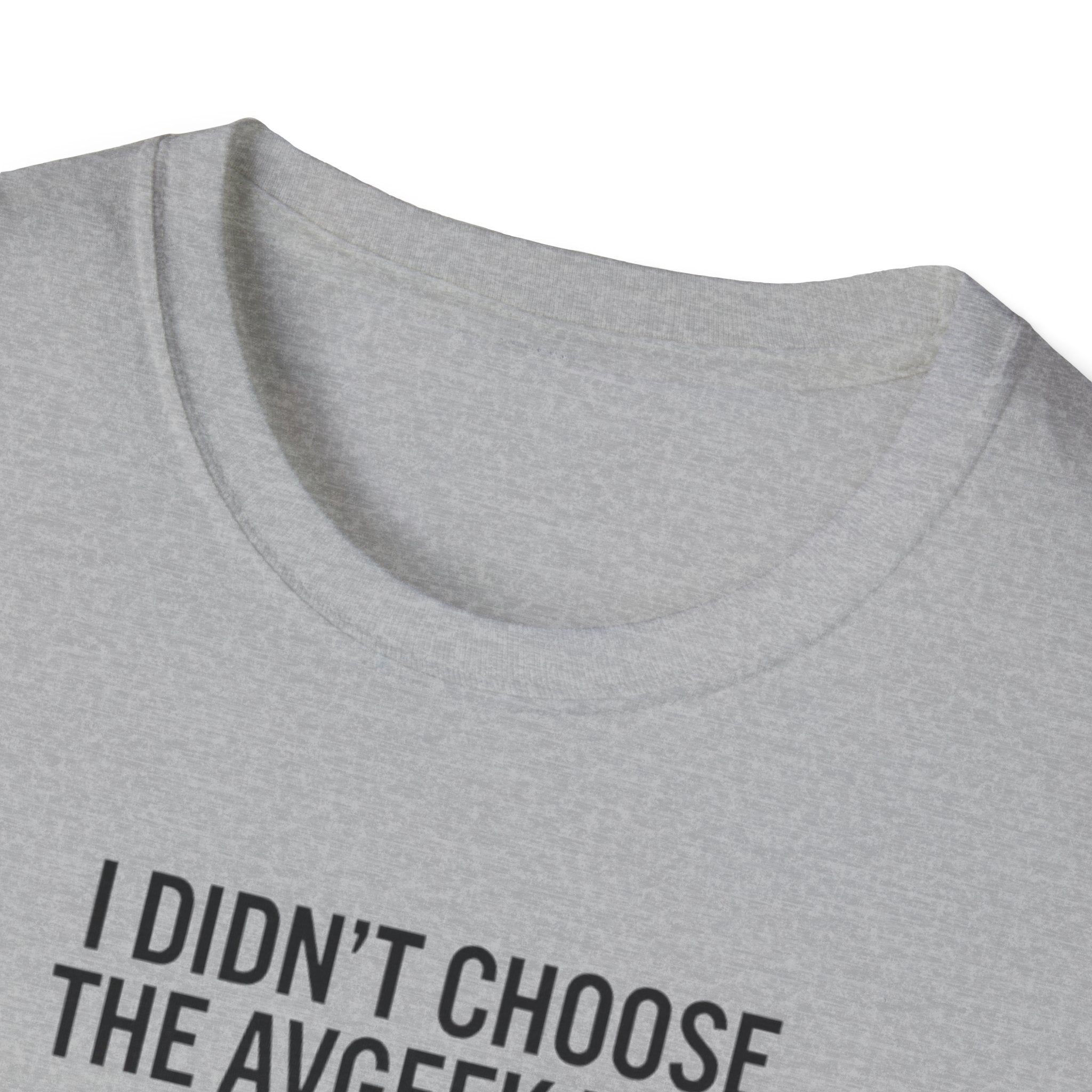Pilot T-Shirt — "I Didn't Choose the Avgeek Life" Airplane Graphic Tee