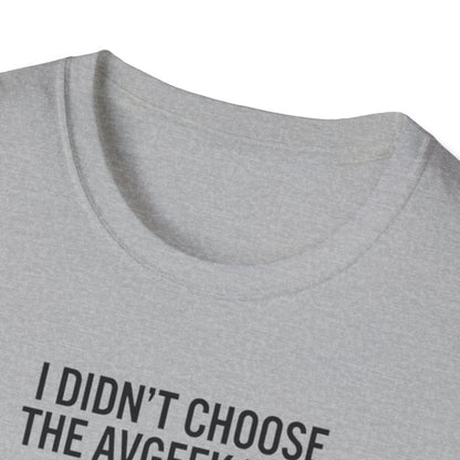 Pilot T-Shirt — "I Didn't Choose the Avgeek Life" Airplane Graphic Tee