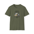 T-Shirt — "Galley Gossip Hub: It's Autonomous Now" Crew Neck Tee