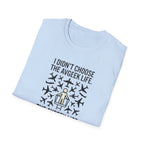Pilot T-Shirt — "I Didn't Choose the Avgeek Life" Airplane Graphic Tee