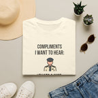 T-Shirt — “Compliments I Want to Hear: That’s a Nice Retro Livery” Vintage Pilot Graphic Tee