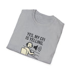 CFI Instructor T‑Shirt — "Yes, My CFI Is Yelling" Pilot Shirt