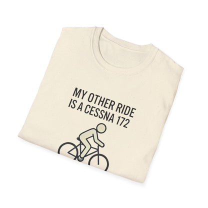 Cessna 172 Bike Shirt — "My Other Ride Is a Cessna 172" Graphic Tee