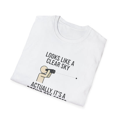 Aviation Humor T-Shirt — "Explaining the difference between a stall and a spin to non-aviation friends"