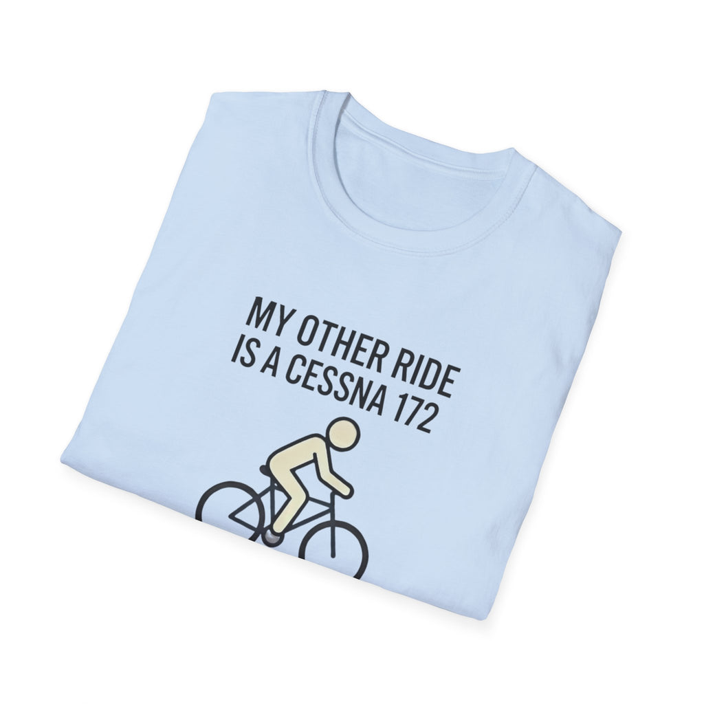 Cessna 172 Bike Shirt — "My Other Ride Is a Cessna 172" Graphic Tee