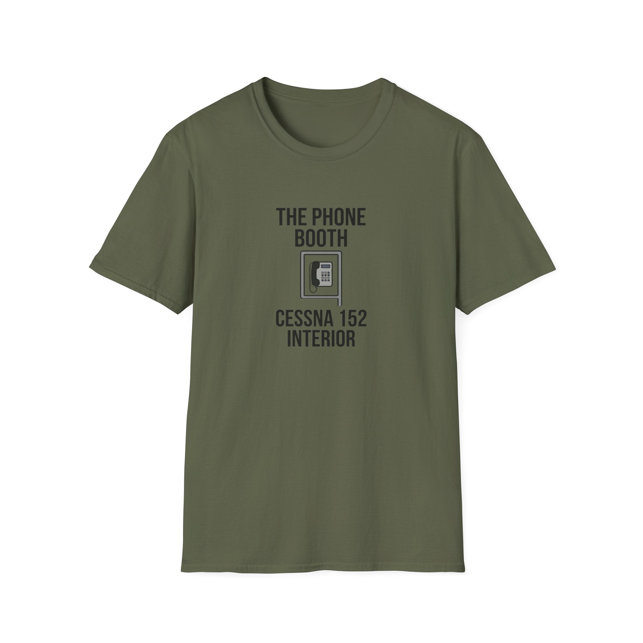 The Phone Booth Cessna 152 T-Shirt — Aviator Pilot Humor Tee