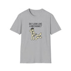 Mechanic Pilot T‑Shirt — "Do I Look Like a Mechanic?" Funny Aviation Tee