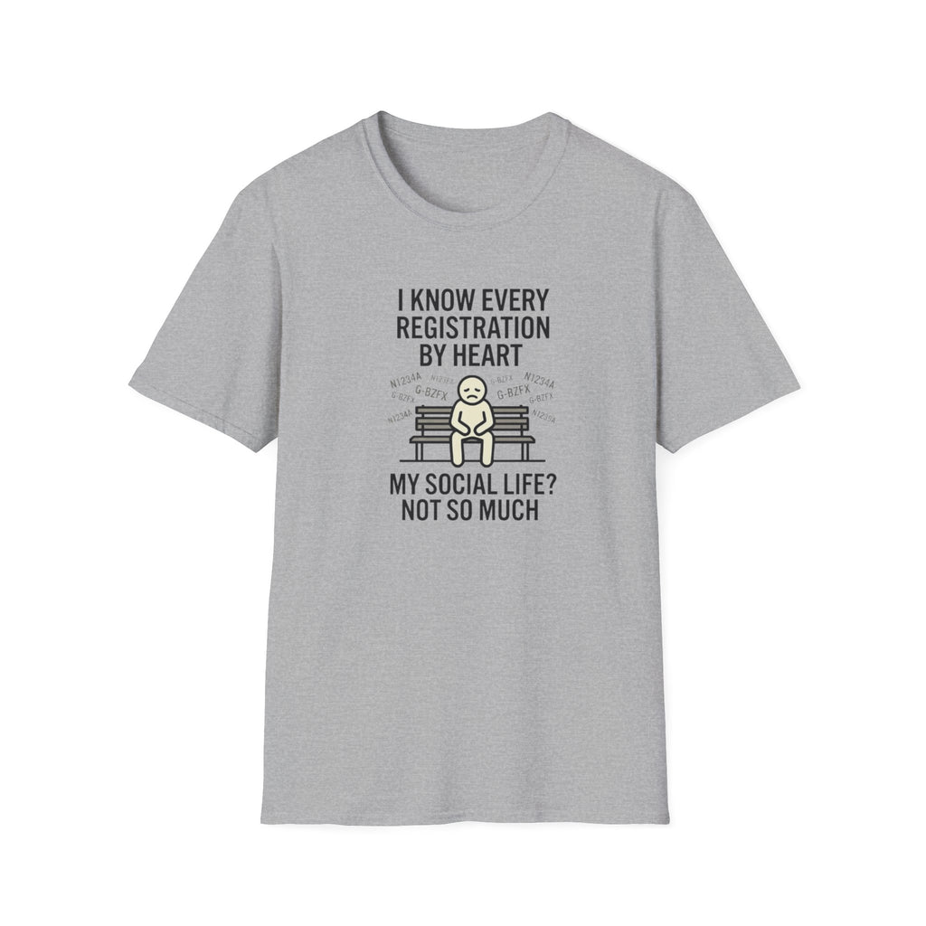 T‑Shirt - "I Know Every Registration By Heart" Funny Web Developer Tee