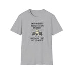 T‑Shirt - "I Know Every Registration By Heart" Funny Web Developer Tee