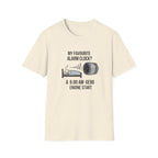 Aviation Pilot T-Shirt — "My Favourite Alarm Clock? A 6:00 AM GE90 Engine Start"