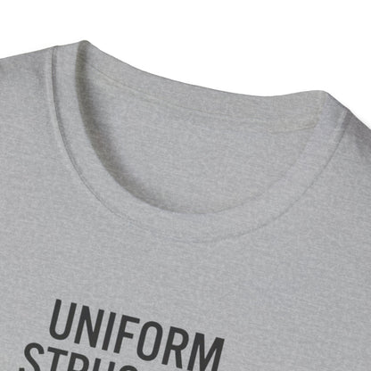 Uniform Struggles T-Shirt — Funny Police/Uniform Humor Tee (“It’s Part of the Brand”)