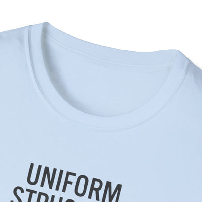 Uniform Struggles T-Shirt — Funny Police/Uniform Humor Tee (“It’s Part of the Brand”)
