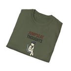 Jumpseat Thoughts T-Shirt — "Did I Unplug the Coffee Pot?" Pilot Humor Tee