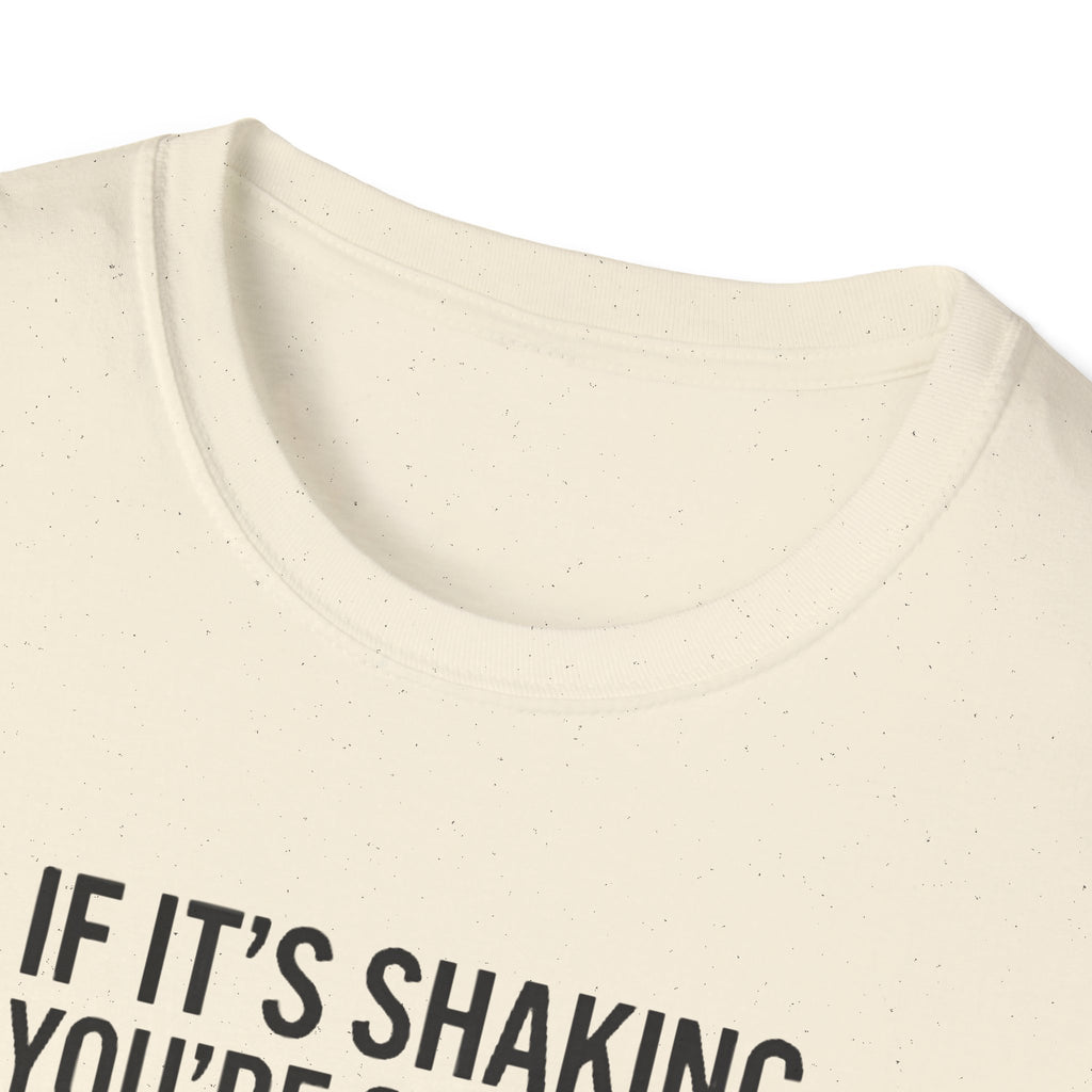 T-Shirt — "If It's Shaking, You're Stalling" Funny Driving Instruction Tee