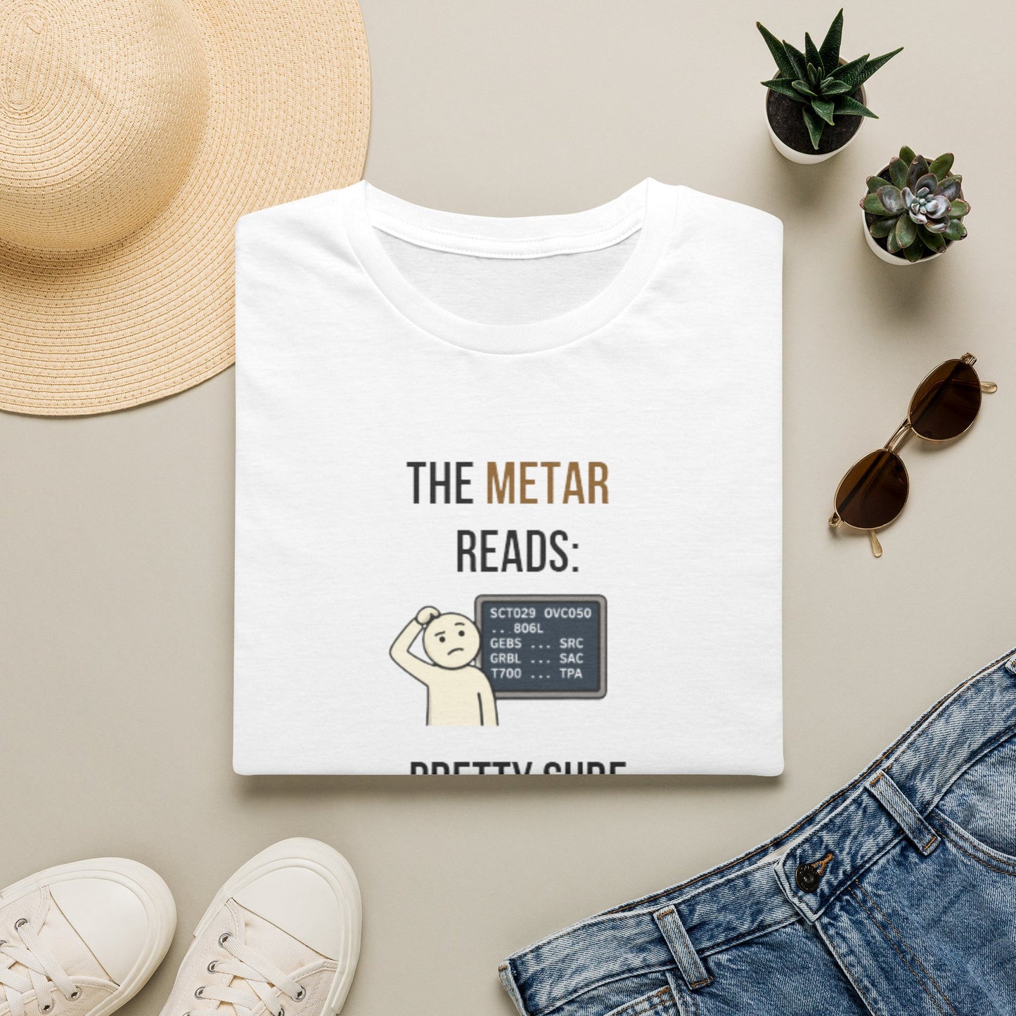 METAR Reads: Pretty Sure It's Cloudy T-Shirt