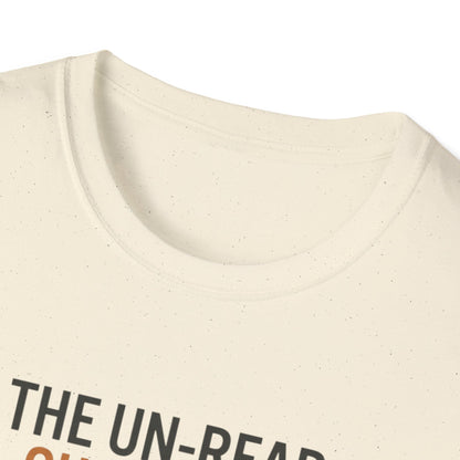 T-Shirt — “The Un-Read Checklist: Did I Set the Trim?” Funny Book Lover Tee
