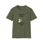 Heard The Engine Knew The Plane T-Shirt — Funny Aviation Pilot Travel Tee
