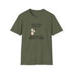 Aviation Humor T-Shirt — "Explaining the difference between a stall and a spin to non-aviation friends"