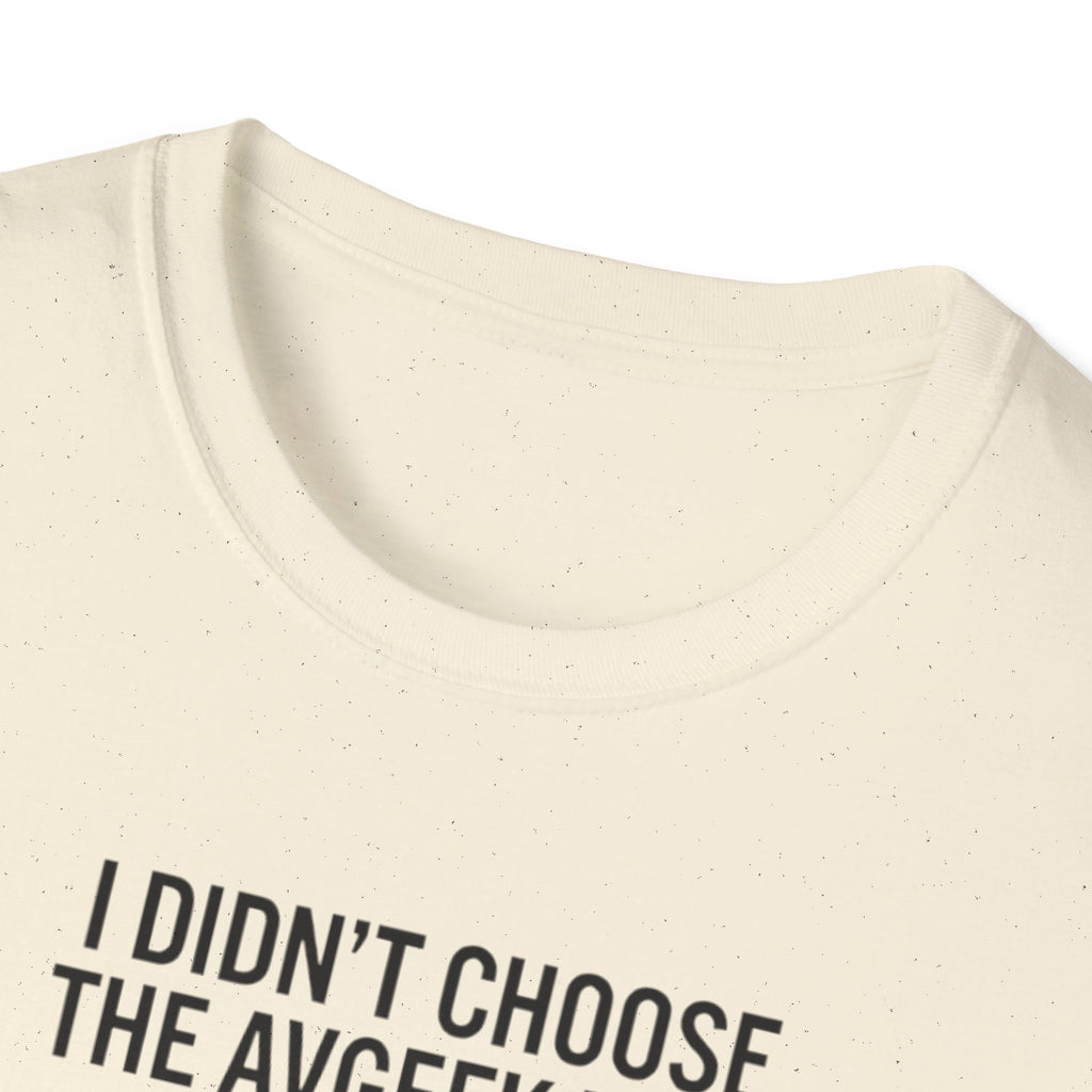 Pilot T-Shirt — "I Didn't Choose the Avgeek Life" Airplane Graphic Tee