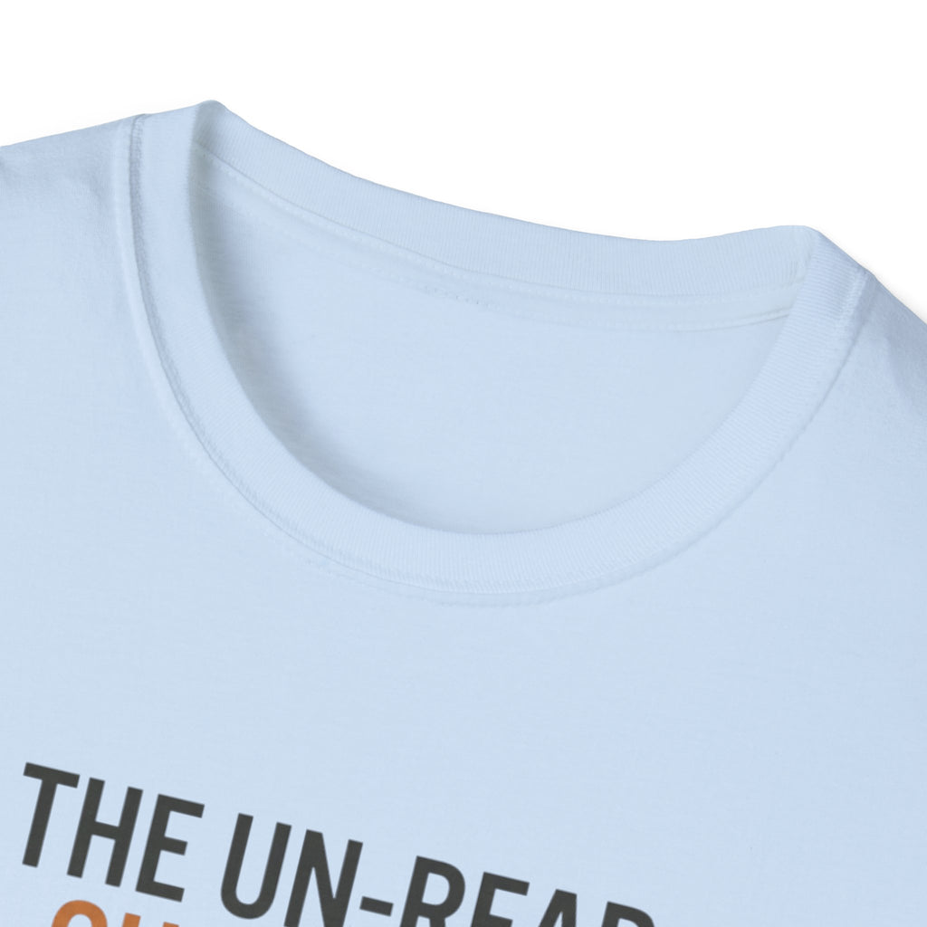 T-Shirt — “The Un-Read Checklist: Did I Set the Trim?” Funny Book Lover Tee
