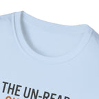 T-Shirt — “The Un-Read Checklist: Did I Set the Trim?” Funny Book Lover Tee