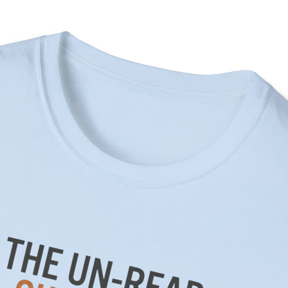 T-Shirt — “The Un-Read Checklist: Did I Set the Trim?” Funny Book Lover Tee